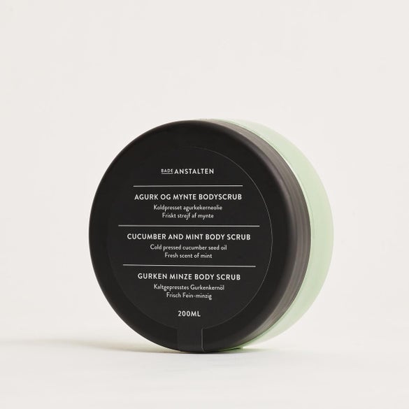 Badeanstalten - Bodyscrub med agurk og mynte, 200ml